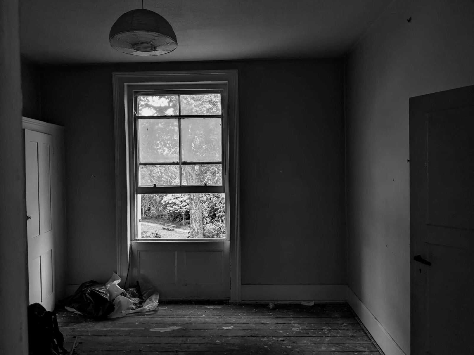 Before: a flat as found, prior to renovation