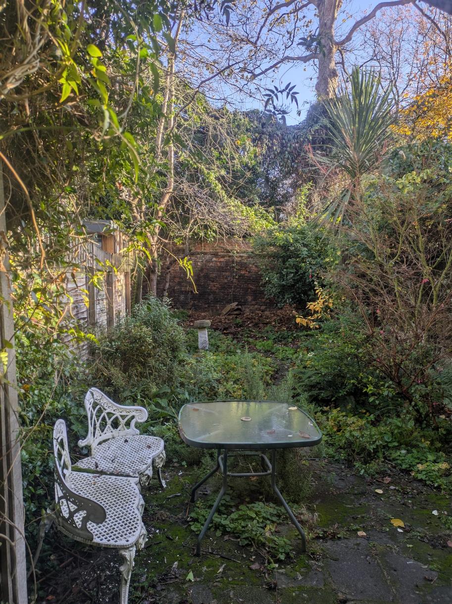 Garden in original condition